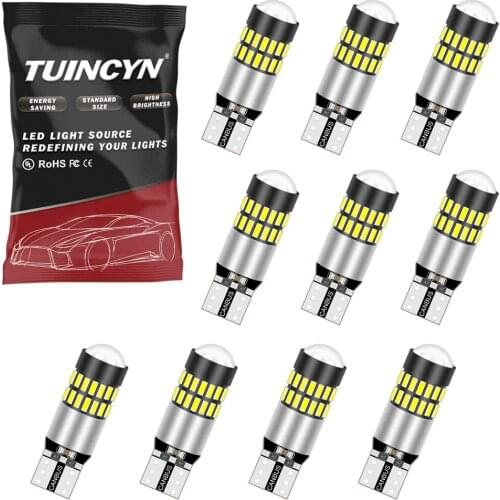 10x Car Light W5W T10 LED 192 168 Tail Side Bulb Marker Lamp Canbus Auto Styling LED Parking Light for polo sedan/dodge ram 1500