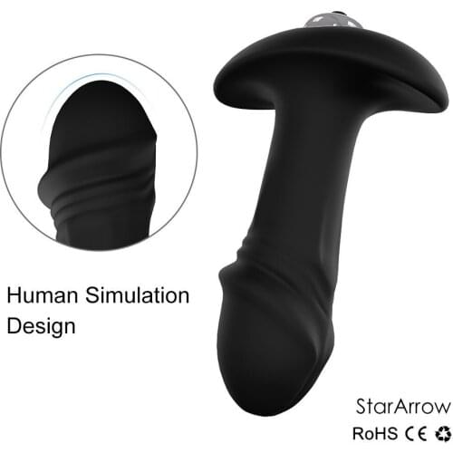 2 in1 7 Speed Anal Vibrating Butt tail Plug Kit Adult Sex Toys For Men And Women Silicone Prostate Massager Vibrator Stimulator