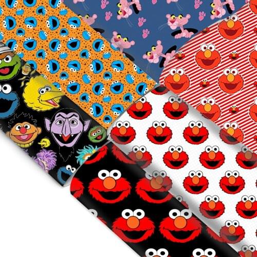 20*33cm Lychee Pattern Cartoon princess Faux Leather Fabric for Bows Synthetic Leather Crafts DIY Handmade Materials,1Yc9082