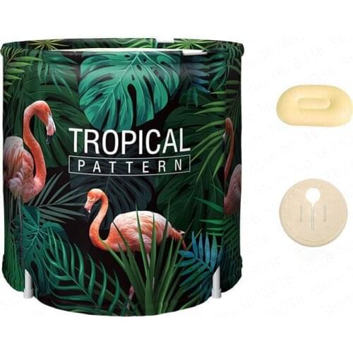 2019 Household Folding Bath Barrel Bathtub Bathtub Adult Thickening Large Bath Barrel Adult Bath Tub Artifact