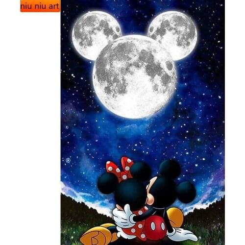 Disney Cartoon Mickey Mouse Full Square/Round 5d Diamond Painting Diamond Mosaic Sale Diamond Embroidery Cross Stitch Home Decor