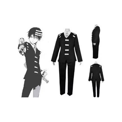 Free shipping Anime New Arrival Soul Eater Death the Kid Cosplay Costume