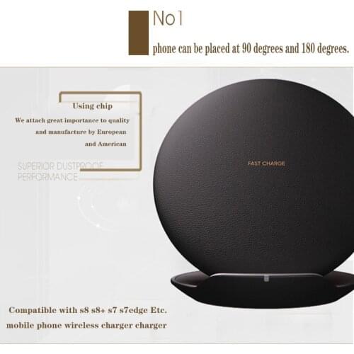 Zaiyou Fast charge QI Certified by CE/ROSE wireless charger Compatible with all phones with built-in quick wireless charger Fast