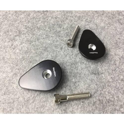 Good quality alloy Black top cap suit for CARROWTER 1K Talon carbon Handlebar PARTS