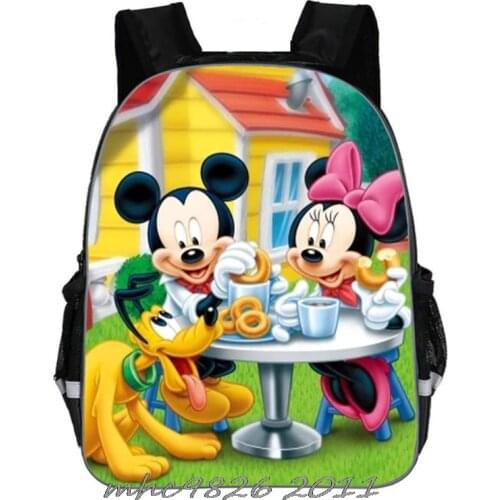 Children School Bags Orthopedic Backpack Mickey Mouse Minnie Duck Kids Boys Girls Mochila Infantil Cartoon Disney Bags