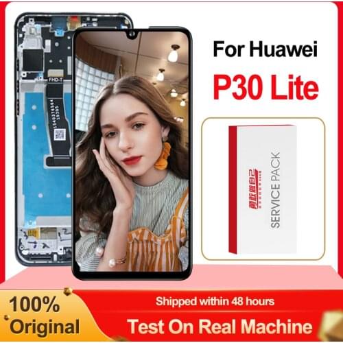 2312*1080 Original LCD With Frame For Huawei P30 Lite LCD Display Screen For HUAWEI P30 Lite Screen Nova 4e MAR-LX1 LX2 AL01