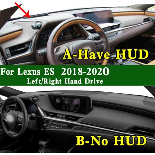 Fits Lexus ES 300 350 260 200 250 GSZ10 AXZA10 2018 2019 2020 2021 2022 Dashmat Dashboard Cover Protective Pad Dash Mat Carpet