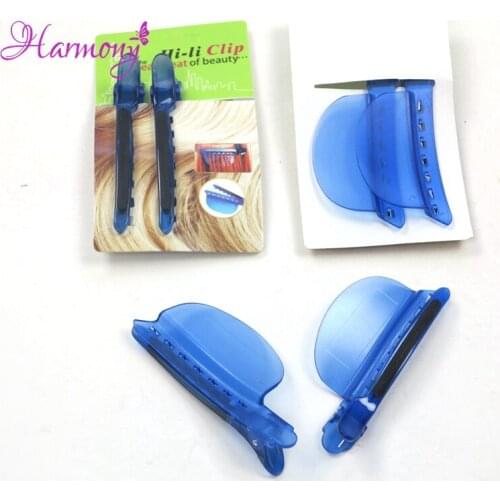 Harmony Plus Hair 10pcs/lot Speed Separator Clips Blue Color for Hair Extension Free Shipping section hair clips