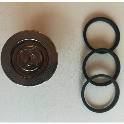 ICafilas Black Silicone O-rings for Nespresso Filter Stainless Steel Refillable Capsules Body Cup Cover Accessorie