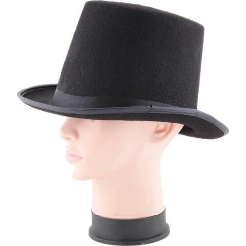 Magician Black Hat Halloween Party Hat Kids Adult Photo Prop Caps Cosplay Costume Party Accessory For Men Women Children 3