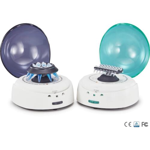 Mini Centrifuge With Lid 7000rpm EZeeMini D1008 Palm Micro Centrifuge 0.5ml 1.5ml 2ml Laboratory Serum Separator CE Mark