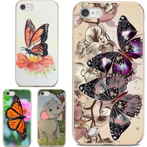 Soft Case Cover For Samsung Galaxy J1 J2 J3 J4 J5 J6 J7 J8 Plus 2018 Prime 2015 2016 2017 EU elephant monarch butterfly ladybug