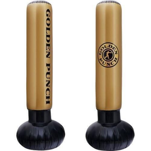 1.6M Inflatable Boxing Bag Training Pressure Relief Exercise Water Base Standing Tumbler Punching Bag Muay Thai Kicking Sandbag