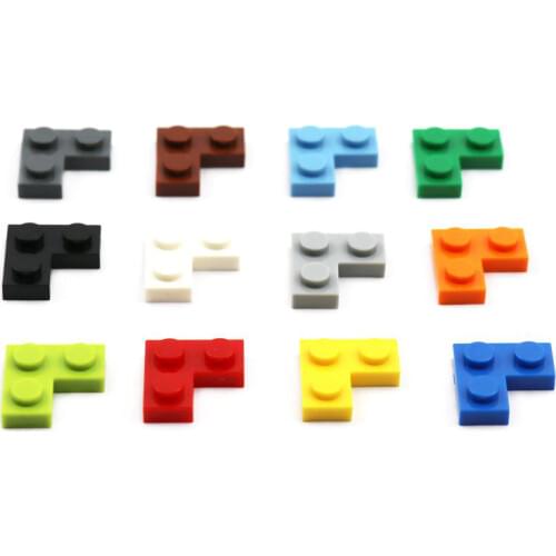 Newest Plate 2 x 2 Corner Building Blocks Parts Construction Toys Plate 2420 Bulk Pieces To Create City Building House 200pcs