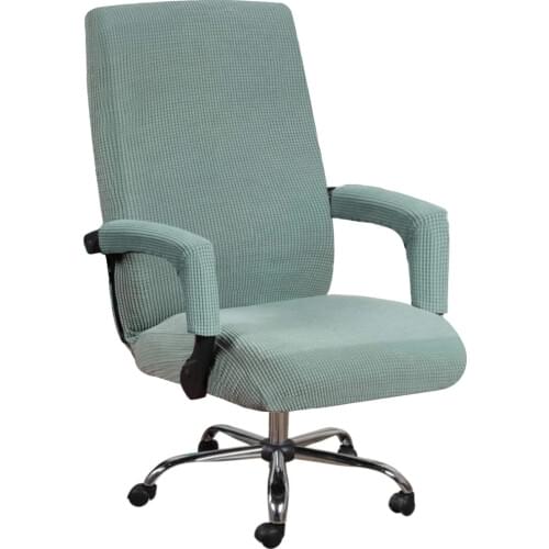 Solid color Elastic office Lift computer chair cover Armrest seat cover Anti-dirty Boss Rotating Chair Seat Case Armrest Cover