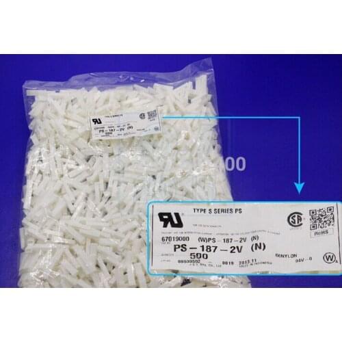 PS-187-2V Housings JST Connectors terminals housings 100% new and original parts PS-187-2V (N)