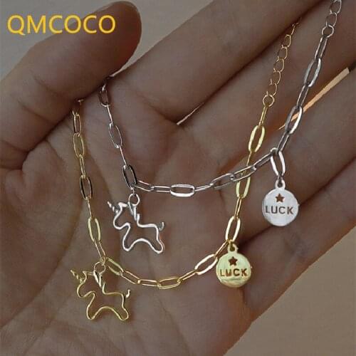 QMCOCO Bracelets With Pendants