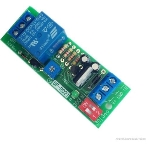Q5WB QF-RD21 5V/12V/24V Anti-restart Delay Switch Module Timer Control Relay Module Signal Disappears Delay On/Off Relay