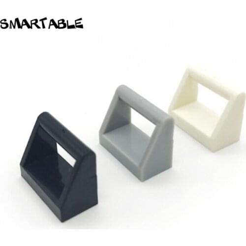 Smartable Tile Special 1x2 with Handle Building Blocks MOC Parts Toy For Creative Compatible Major Brands 2432 80pcs/lot