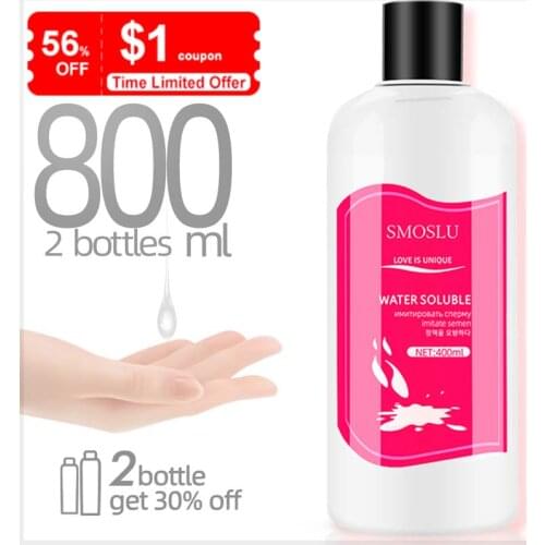 Lubrication for Session Milk Anal Lubricant oil 800/400ml Water-based intimate Lubricant For Sex lubricants Exciter for women
