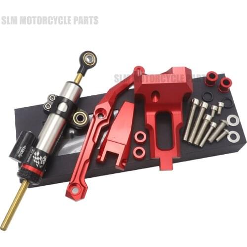 Motorcycle Stabilizer Steering Damper with Mounting Bracket Kit For Yamaha MT-09 MT 09 MT09 Tracer 2015-2017