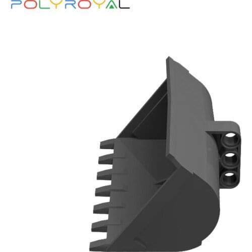 POLYROYAL Building Blocks Technology parts 6187596 7x10x5 excavator bucket 1 PCS Educational toy for children 28216
