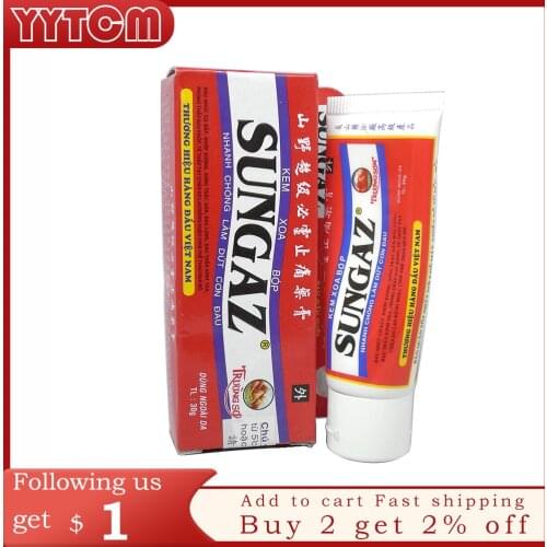 Vietnam Sungaz Sprain for shoulder, neck, head, abdomen, waist, hand and foot pain.Relax the whole body 30g/pcs