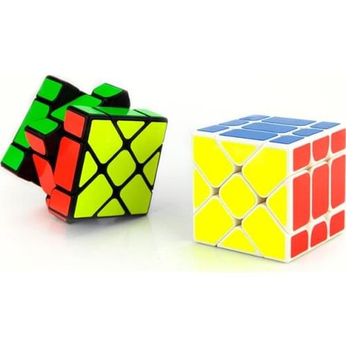 High Quality 3x3x3 Strange-shape Cube Kids Puzzle Sticker Magic Cube Toys for Children Early Learning Cubo Magico Birthday Gift