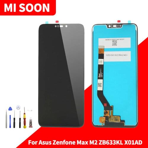 For Asus ZenFone Max M2 ZB633KL X01AD LCD For ZenFone Max M2 ZB633KL X01AD Display LCD Screen Touch Digitizer Assembly with tool