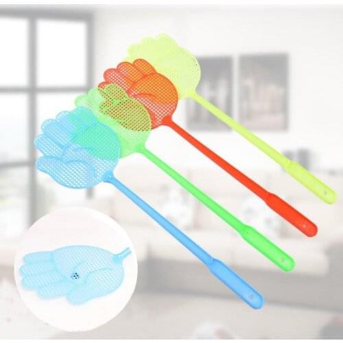 1PC Hand Palm Shaped Flyswatter Plastic Fly Swatters Mosquito Pest Control Insect Killer Home Kitchen Accessories Random Color