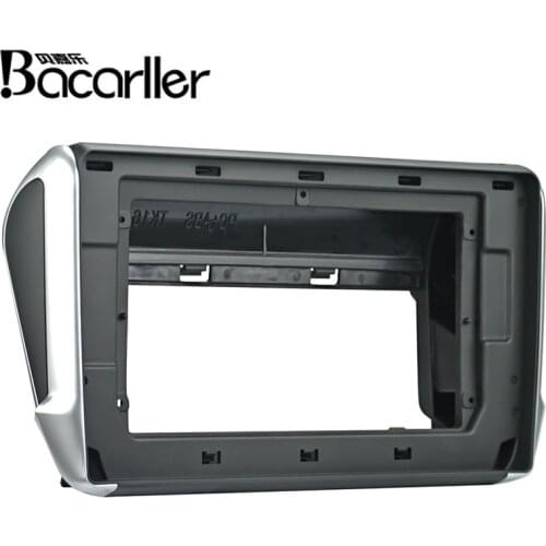 10 Inch Car DVD Fascia Trim Kit For PEUGEOT 2008 2015 - 2018 Double Din Fascia Audio Fitting Adaptor Fascia Frame