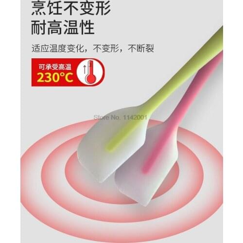 1000pcs Butter Mixer Non Stick Silicone Cream Baking Scraper Spatula Nylon Chocolate Spreader Heat Resistant Kitchen Pastry Tool