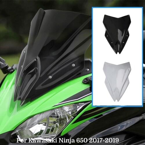 2018 Ninja 650 Accessorie Motorcycle Windscreen Windshield Wind Deflector For Kawasaki Ninja650 EX650 ER6F 2017-2019