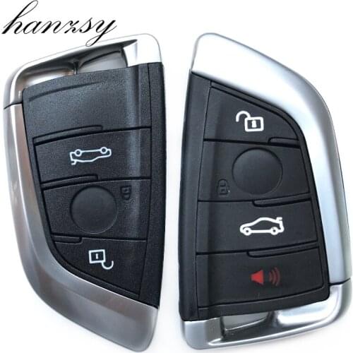 3 4 Buttons Smart Car Key Shell Case For BMW 1 2 7 Series X1 X5 X6 X5M X6M Remote Key Cover housing blank Fob Uncut Blade
