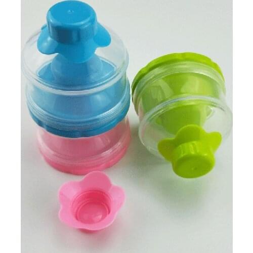 3-Layers Baby Milk Powder Container Stackable Formula Milk Storage Dispenser 425F