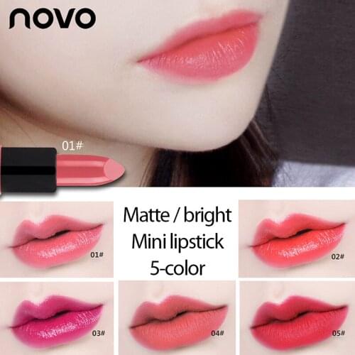 5Pcs/Set Matte Liquid Lipstick Waterproof Long Lasting Lip Gloss Tint Sexy Red Purple Metallic Lipsticks Makeup Cosmetics