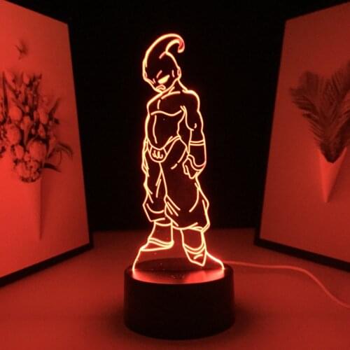 Anime Figure Visual Illusion Changing Remote Control Child Birthday Gift Desk Lamp Home Decor Lamp 3D LED Night Light Dropship