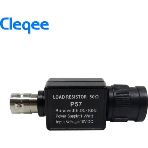 Cleqee P57 1PC Q9 Adapter 50Ohm Feed Through Terminator BNC Female Seat Connector 50KY Device Load Resistor 50Ω DC~1GHz