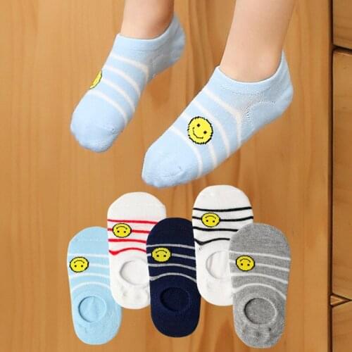 Baby hosiery mesh breathable boat socks private cartoon baby socks Ankle zomer sokken baby Summer Infant