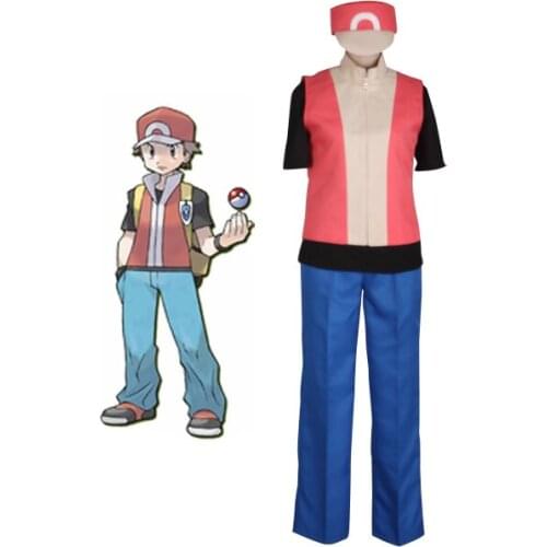 Can be tailored Anime Pocket Monster Cosplay Ash Ketchum Man Woman Halloween Cosplay Costume S-3XL