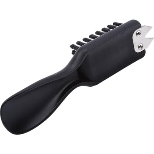 Hot Sale Durable Club Cleaning Groove Cleaner Plastic Golf Shoes Cleaner Brush With Screwer Steel Sided Tool