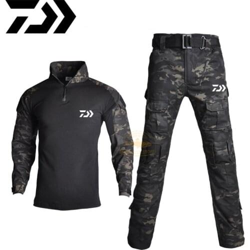 2021 Daiwa Fishing Suit Outdoor Camping Hiking Sport Wear Fishing Clothes Men Trousers Camouflage Jackets Fishing Shirt