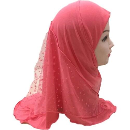 Beautiful Gauze ITY Two Layers Muslim Girl Hijab (Suit About Age 2 to 7years Old Girl) HIJAB
