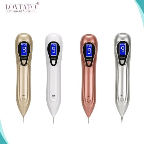 Tattoo Mole Removal Laser Plasma Pen 9 Levels LCD Screen Fine Needle Facial Freckle Dark Spot Wart Remover Tool Tattoo Supplies