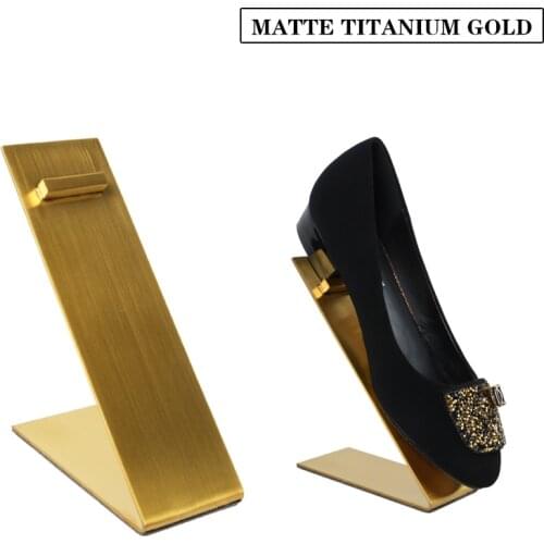 Linliangmuyu HIGH QUALITY SHOE DISPLAY RACK STAND METAL DEKSTOP DISPLAY SHELF FOR SHOE SINGLE FOR SALE XJ12