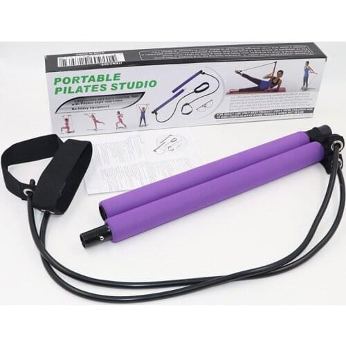 Multifunctional Pilates Bar Yoga Rally Bar Chest Expander Arm Power Bar Yoga Bar Pilates Bar Fitness Bargym Equipment for Home