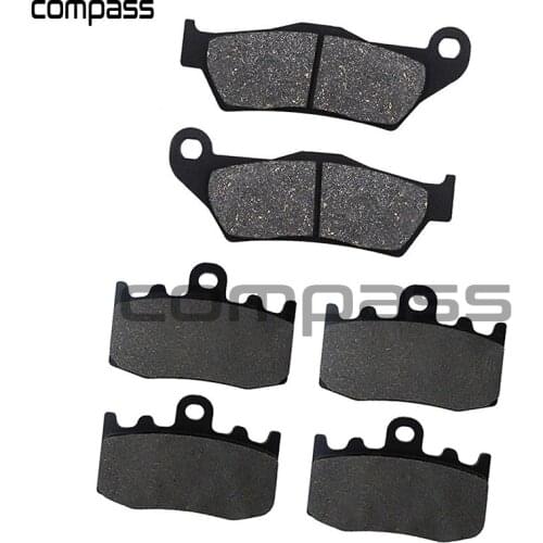 Motorcycle Front and Rear Brake Pads for BMW RG 1200 GS RG1200 K25 Cast Wheel 2004 2005 2006 2007 2008
