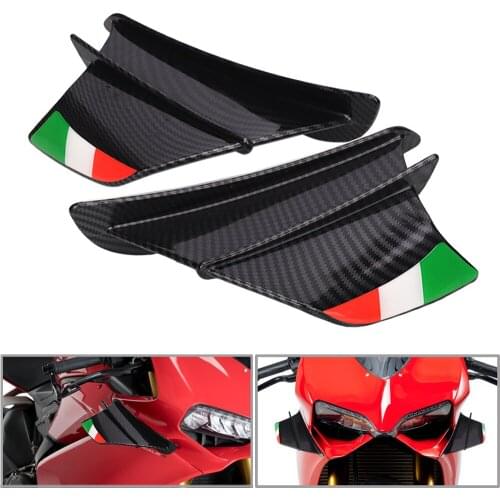Motorcycle Winglet Aerodynamic Wing Kit For Honda DIO AF18 Steed Transalp Zoomer Dax Fairings Accessory