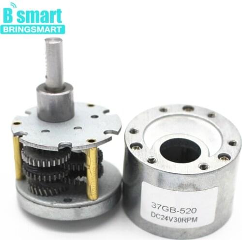 Wholesale 37GB GearBox Motor DC Motor Reducer Gearbox Shaft Lenght 12mm Metal Gear Box