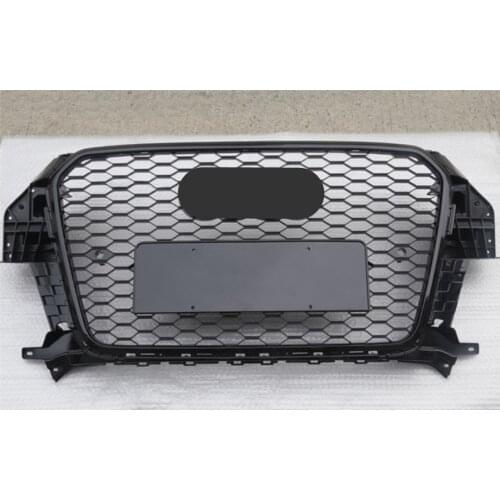 Front Bumper Grill Center Grille for Audi Q3/SQ3 2013 2014 2015 2016 (Refit for RSQ3 Style) car accessories